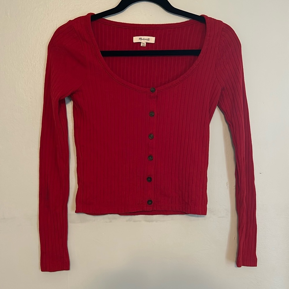 Madewell long sleeve top